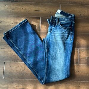BKE Blue Flare Wide Leg Jeans
